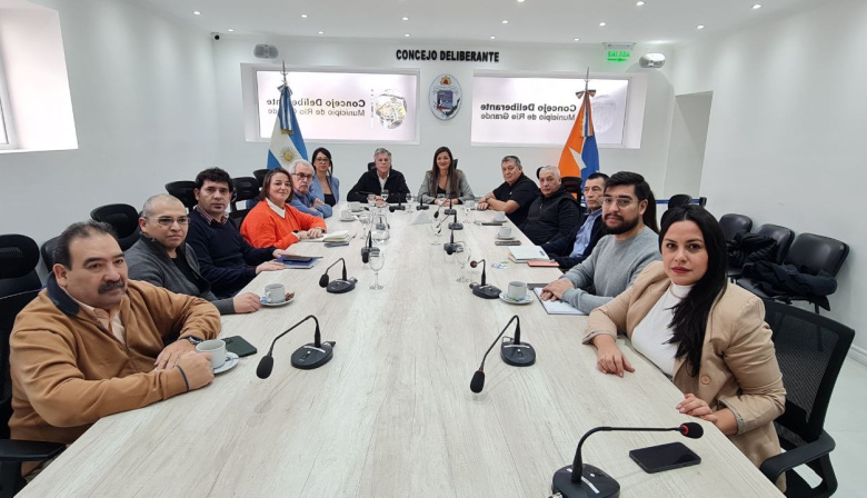 Concejales se reunieron con representantes de la Cámara de Comercio de Río Grande