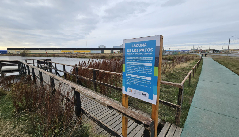 EL MUNICIPIO RECUERDA QUE LA LAGUNA DE LOS PATOS NO ESTÁ HABILITADA PARA ACTIVIDADES INVERNALES