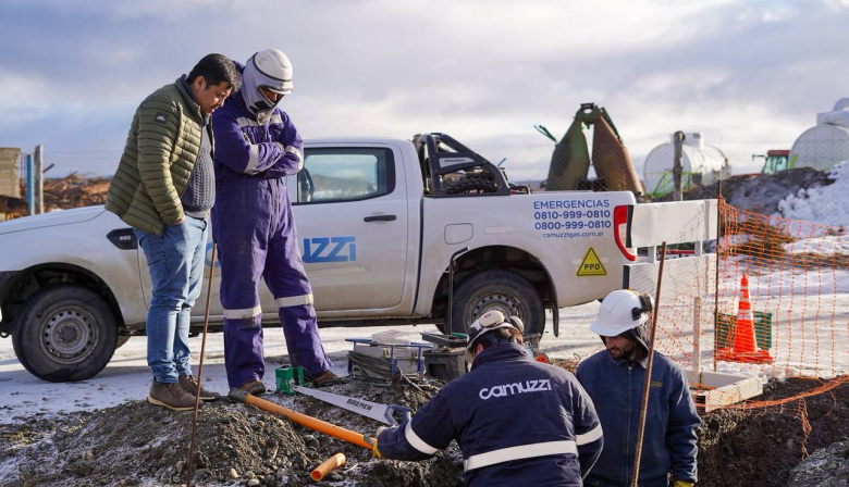 Municipio de Tolhuin refuerza obras de gas en sectores clave de la ciudad
