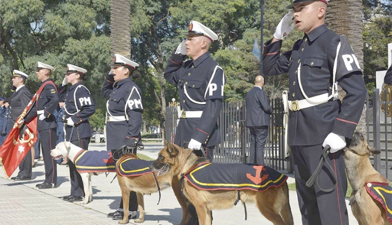 Distinción a la Agrupación Perros de Guerra de Malvinas