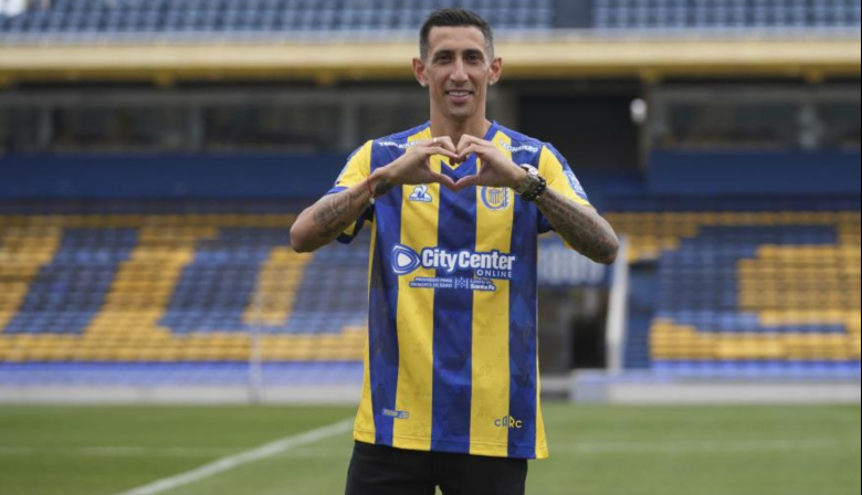 Rosario Central presentó a Ángel Di Maria