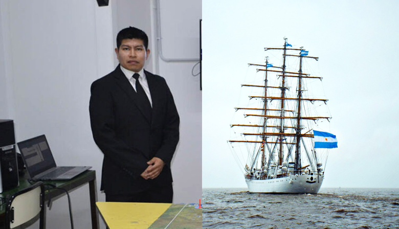 Ingeniero Industrial de la UTN fueguina recorre el mundo a bordo de la Fragata Libertad