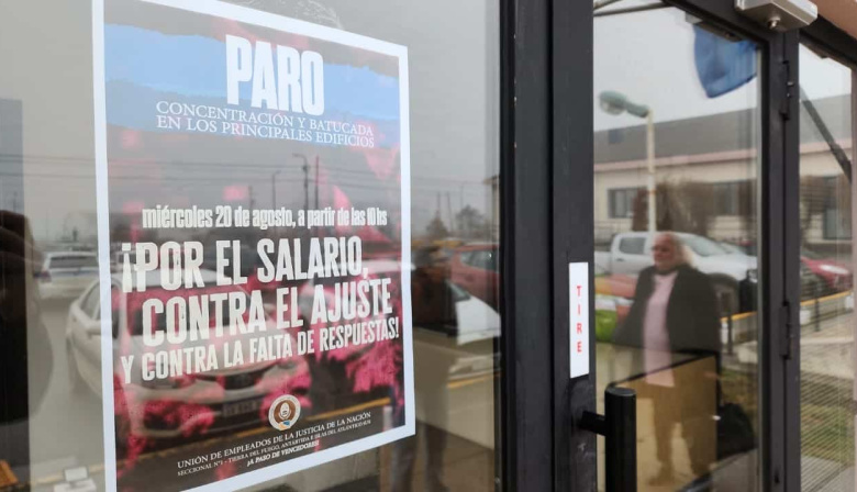 Hoy habrá paro judicial en Tierra del Fuego