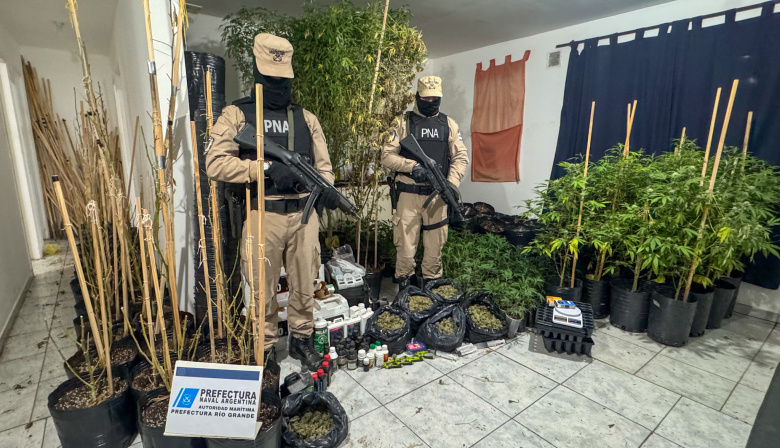Policía y Prefectura realizaron cinco allanamientos por tráfico de drogas