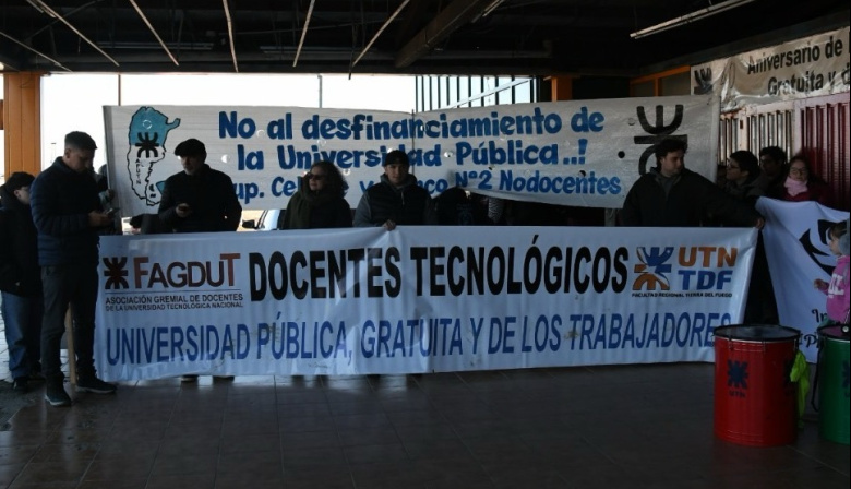 La UTN participó de la multitudinaria marcha contra el veto presidencial