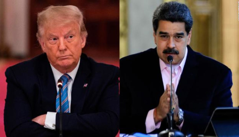 Maduro intentó enviar una súplica a Trump en inglés durante un acto en TV: “Not crazy war, yes peace”