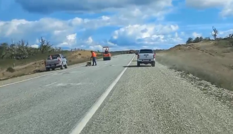 Vialidad Nacional advierte de "bajar la velocidad" en ruta nacional debido a tareas de bacheo