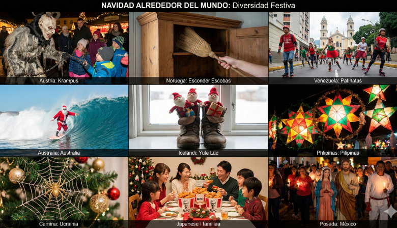 Así se celebra la navidad al rededor del mundo