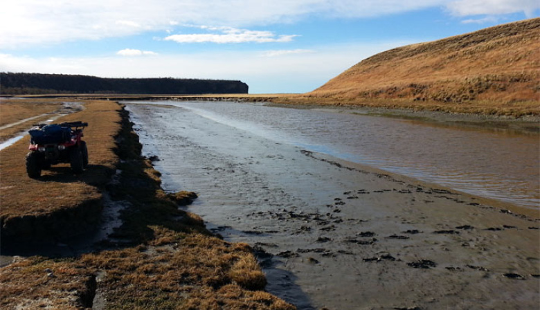 Pescadores encontraron restos humanos en la desembocadura del río Ewan