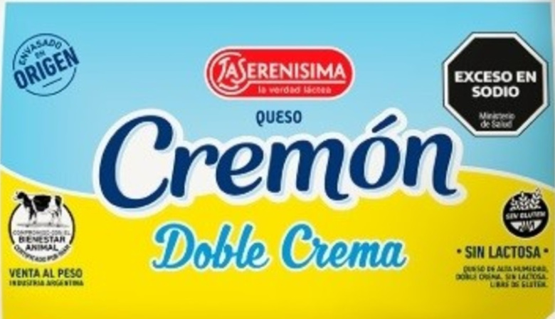 La ANMAT lanzó una alerta por una variedad de queso Cremón de La Serenísima contaminado