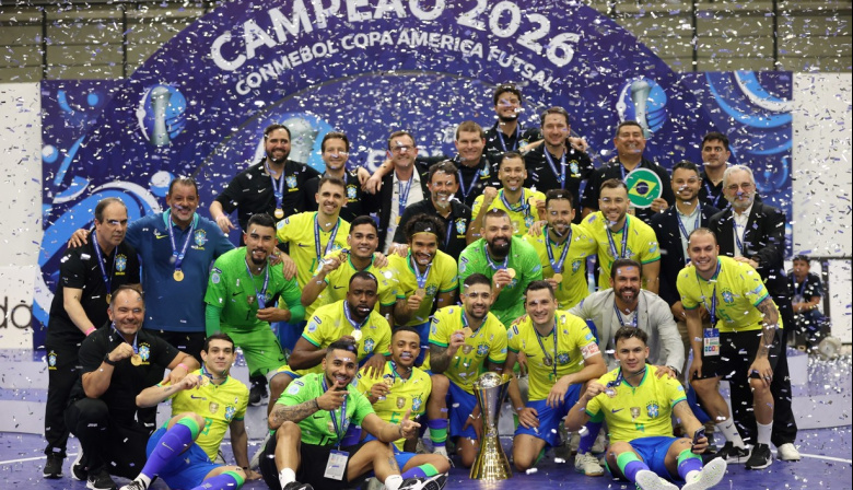 Brasil se corona campeón de la Copa América de Futsal en un final emocionante