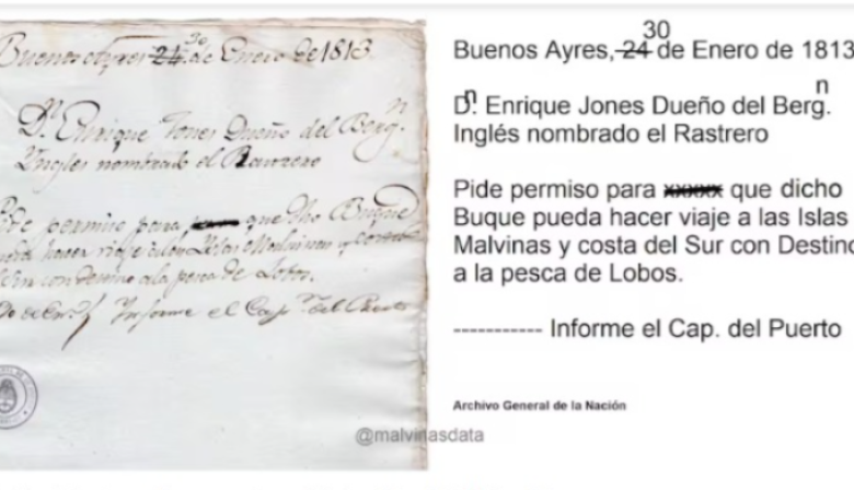 La Carta que Desafía la Ocupación Británica: Un Hallazgo Histórico sobre las Malvinas