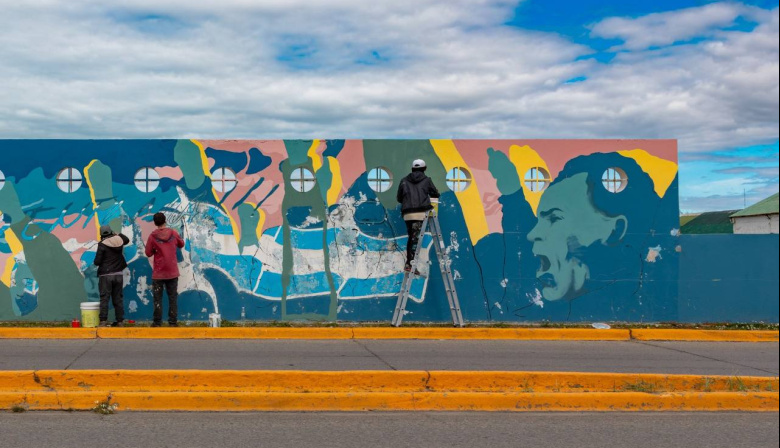Avanzan los trabajos de puesta en valor del paseo “ARA GENERAL BELGRANO”