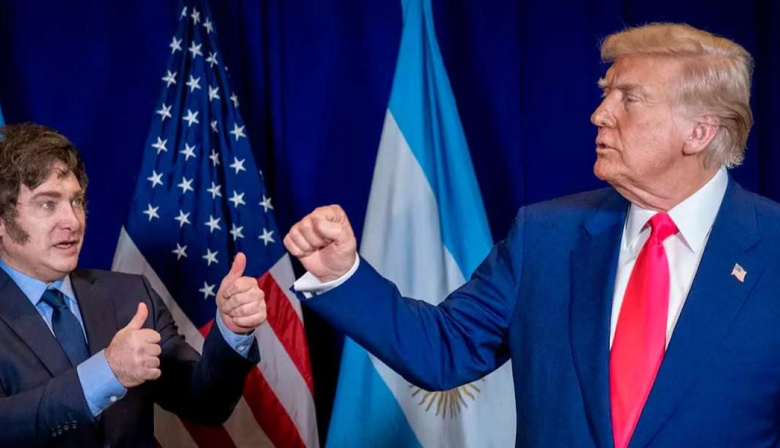 Javier Milei participa del Consejo de la Paz en Washington en medio del paro general de la CGT