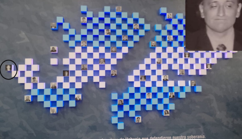 Fuerte cruce en radio por la foto de un represor junto a Veteranos de Guerra