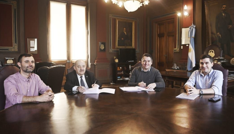 Profundizan su vínculo en materia de salud en el municipio de Rio Grande y la Universidad Nacional de La Plata