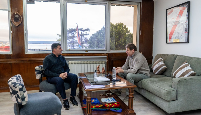 El gobernador Melella recibió al nuevo director ejecutivo del PAMI Tierra del Fuego