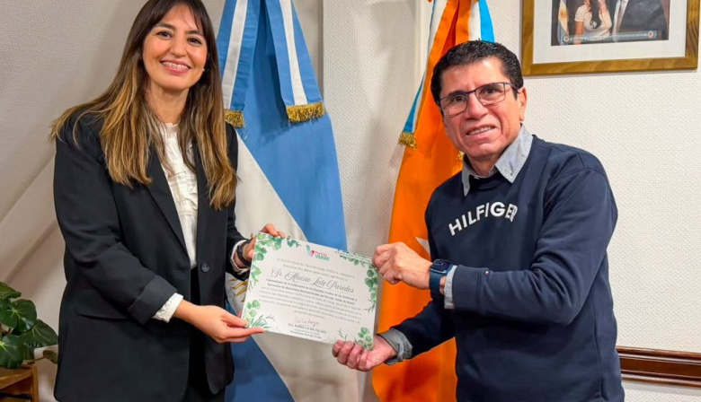 Colazo recibió al Copresidente de la Federación de Partidos Verdes de las Américas