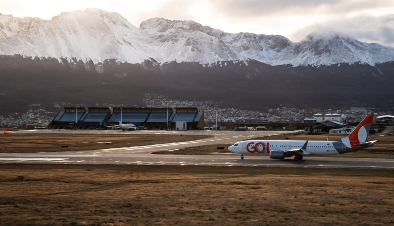 Se inauguró el vuelo de gol entre an pablo y  Ushuaia, fortaleciendo el posicionamiento del destino Fin del Mundo en Brasil"