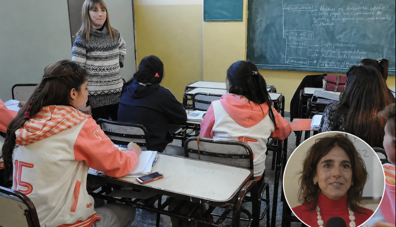 "El mejor modo de aprender es en las escuelas", afirmó Fernanda Gutiérrez tras los resultados de Aprender