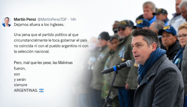 Martín Perez celebró la victoria ante Inglaterra y reafirmó el reclamo por Malvinas