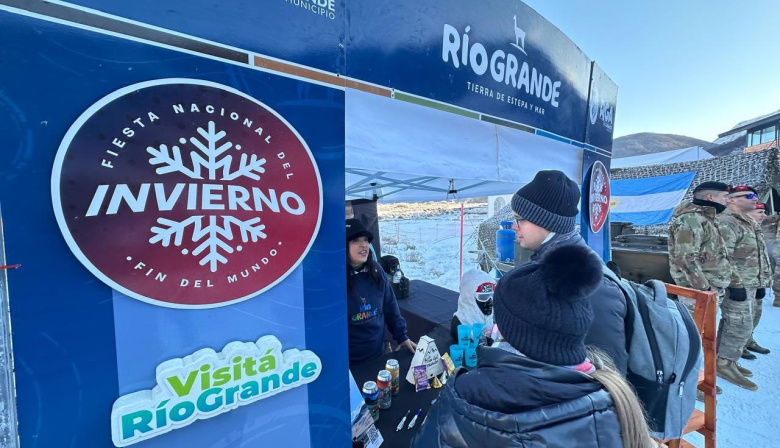 Rio Grande promocionó sus atractivos turísticos y la producción local en la Fiesta Nacional del Invierno