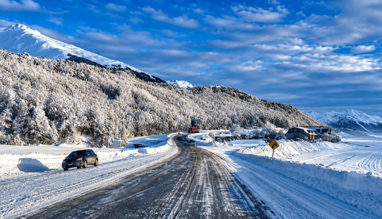 Sergio Gamarra advirtió por hielo, nieve suelta y pidió extrema precaución al circular por la Ruta 3