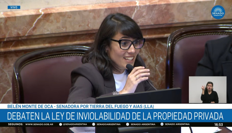 Montes de Oca apuntó contra el Municipio de Ushuaia durante el debate por los desalojos y abrió una polémica política