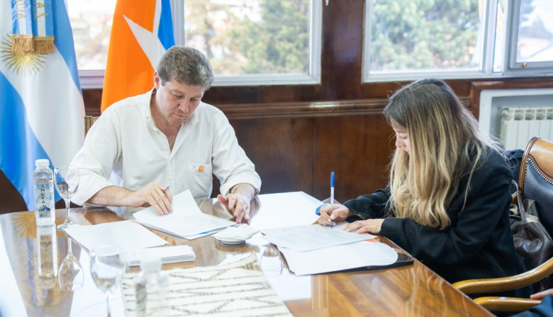 Melella firmó con el FAMP un acuerdo para aumentar la producción de agua potable en Ushuaia