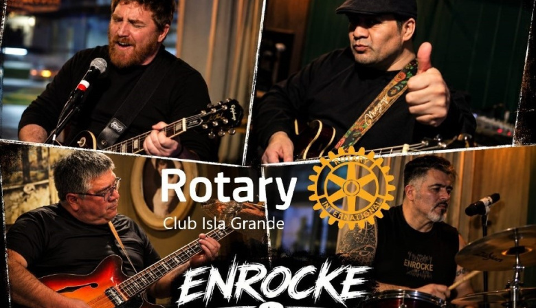 ENROCKE dará un recital solidario para ayudar a los comedores de Rio Grande