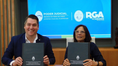 La Dra. Battaini firmó un convenio de colaboración y asistencia con el intendente de Río Grande
