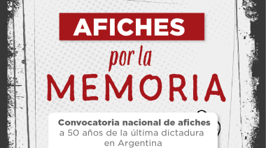 Hasta el primero de marzo continúa abierta la convocatoria “Afiches por la memoria” de la UNTDF