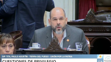 Tita en el Congreso: "La intervención del Puerto de Ushuaia es un golpe al corazón del federalismo"