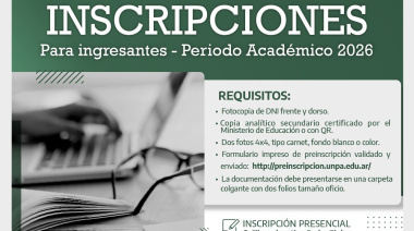 Universidad de la Patagonia Austral: Ya están abiertas las inscripciones 2026