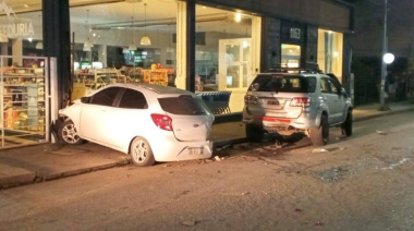 Violento choque y fuga en el centro de Ushuaia
