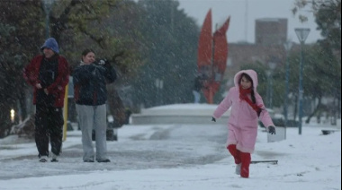 El frío polar hizo nevar en la provincia de Buenos Aires y en varias zonas del interior del país