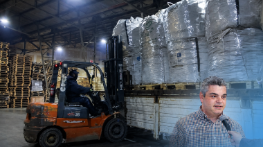 Sopena confirmó el envío del primer cargamento de neumáticos para reciclaje
