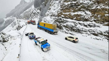 Alerta amarilla por nevadas: recomiendan extremar las precauciones en las rutas