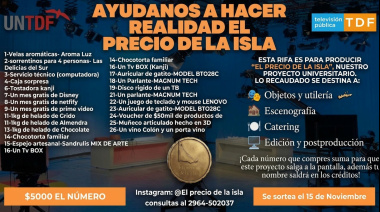 “El precio de la isla”: estudiantes de la UTDF preparan una producción televisiva junto a Canal 13