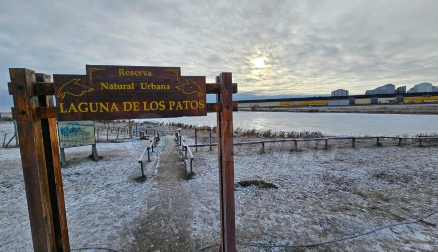 La Laguna de Los Patos NO está habilitada para actividades invernales