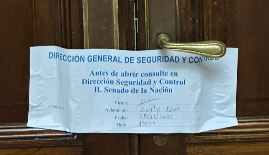 La senadora López presentó una denuncia penal por lesiones, amenazas y agresiones contra personal de Seguridad del Senado