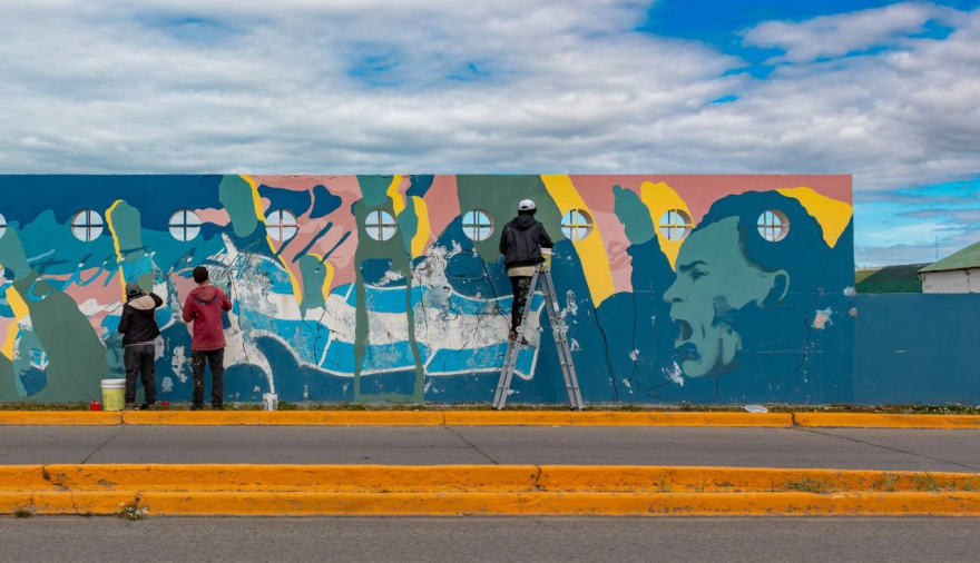Avanzan los trabajos de puesta en valor del paseo “ARA GENERAL BELGRANO”