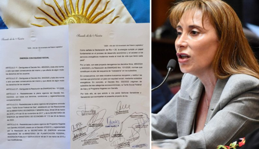 Senadores patagónicos impulsan un proyecto para restablecer la Tarifa Social del gas