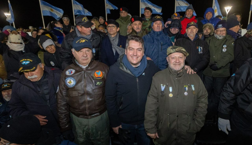 "Ésta vigilia es el abrazo de Rio Grande a nuestros veteranos"