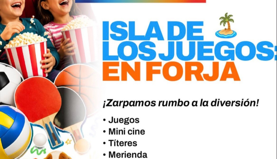 FORJA invita a disfrutar de la “Isla de los Juegos”, una propuesta gratuita para estas vacaciones de invierno