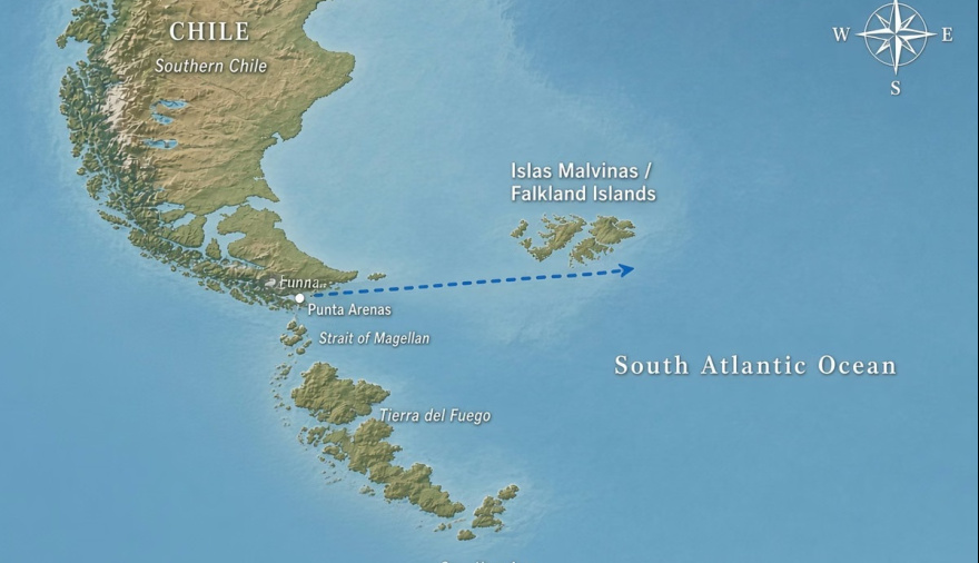 Conflicto en el Atlántico Sur: el Gobierno inició acciones penales por vuelos no autorizados entre Chile y Malvinas