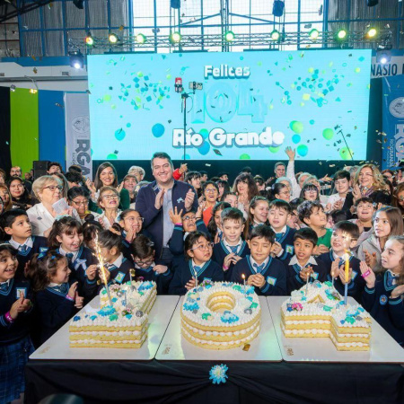 El municipio celebró junto a vecinos y vecinas los 104 años de Rio Grande