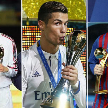 Todos los Balones de Oro de los mundiales de Clubes