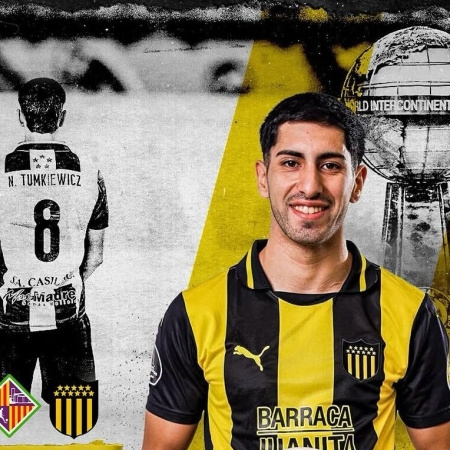 Nico Tumkiewicz jugará este viernes la Copa Intercontinental con Peñarol
