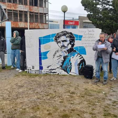 Duro documento de la Multisectorial se leyó en la inauguración del mural de Nora Cortiñas